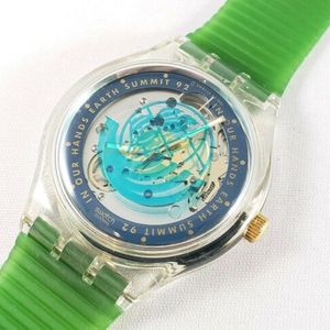 Vintage Unworn Swatch Watch In Our Hands Earth Summit Automatic Watch 1992 Watchcharts