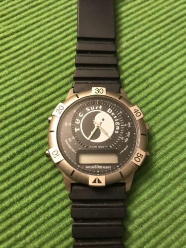 T&C Surf Designs Tachymeter Quartz analog digital men's watches