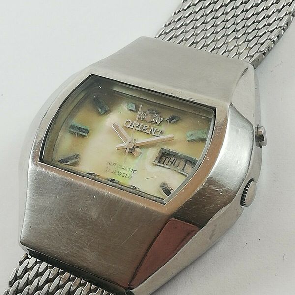 ファッションなデザイン Vintage ORIENT G469682-4B Automatic 21 Jewels Japan Watch 小物