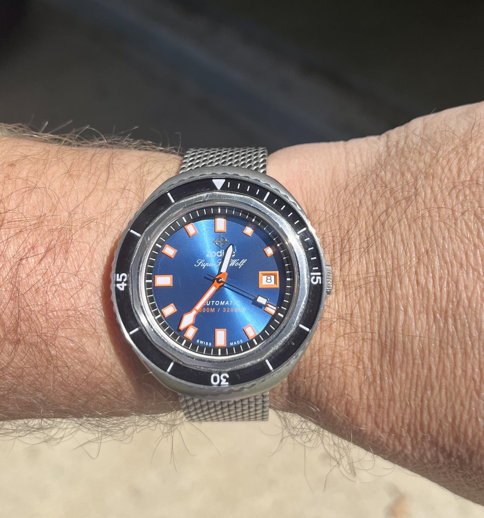 WTS Zodiac Super Seawolf 68 Saturation Blue Zo9502 975