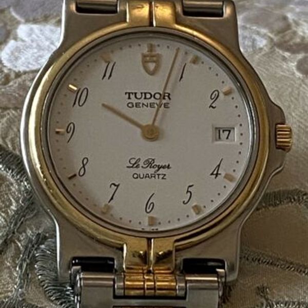 ROLEX TUDOR LE ROYER GENEVA QUARTZ MEN WATCH IN AMAZING CONDITIONS