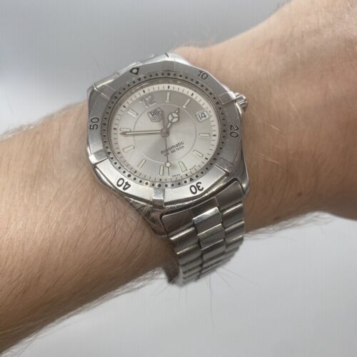 時計 TAG Heuer WK2116-0 automatic 200meters TAG Heuer 2000 Silver Men's Watch - WK2116 for sale online