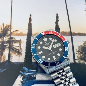 SEIKO DIVER MENS ORIG.7S26-0040 SKX033J SUB W/PEPSI BEZEL WATCH