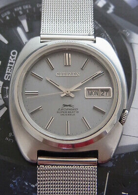 RARE VINTAGE CITIZEN LEOPARD SUPER BEAT 8 CAL.7710 AUTOMATIC 24