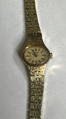 VINTAGE SEIKO WATCH 11 7619 MECHANICAL LADIES WIND UP WATCH GOLD