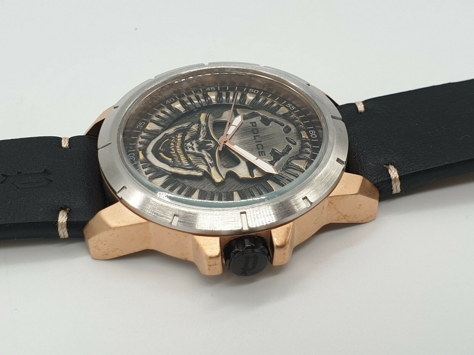 Police reaper 2024 skull watch