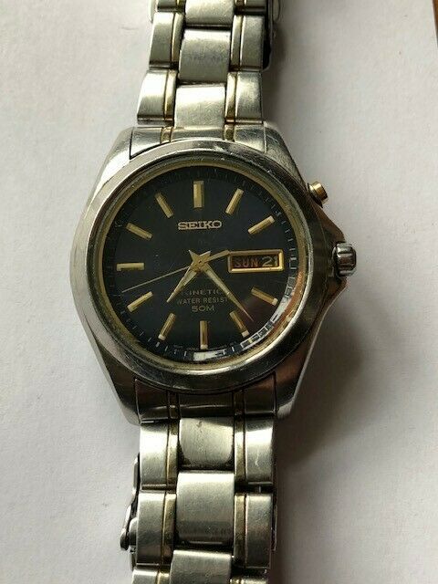 Seiko Kinetic Mens watch 5M63-OACO requires new capacitor | WatchCharts