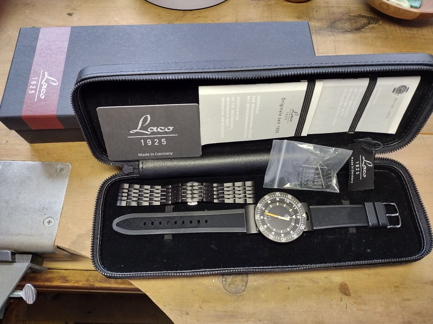 459 USD Laco German ATACAMA.2 Squad Automatic Dive Watch