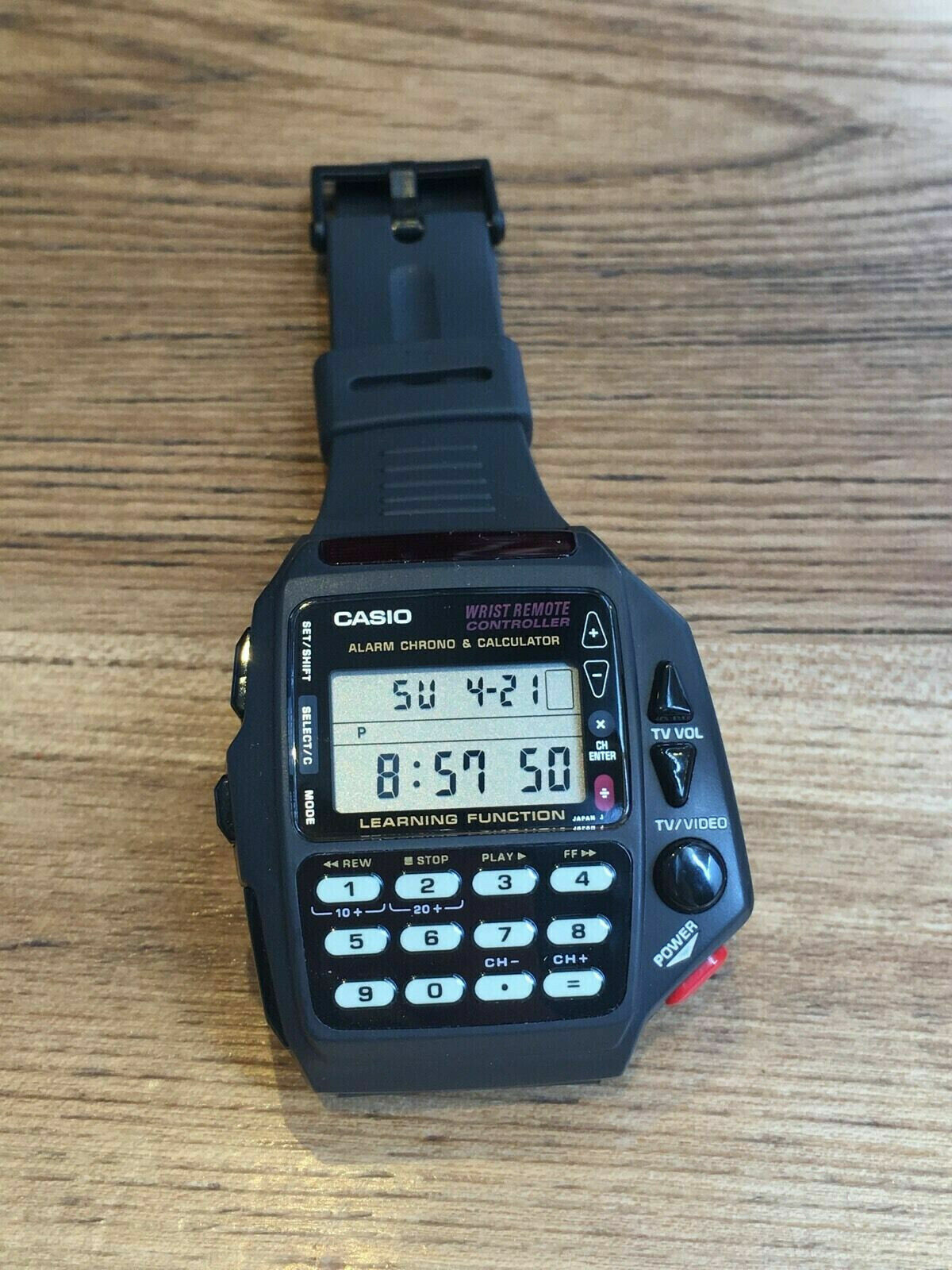 Rare Vintage Casio CMD-40D-1U CMD-40 Tv Remote Control watch Rare Vintage Casio CMD-40D-1U CMD-40 Tv Remote Control watch