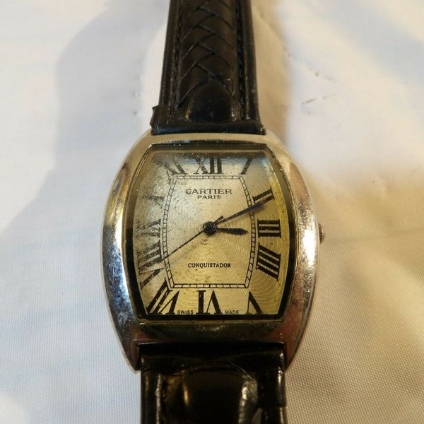 vintage cartier watch,Lady's/Men's watch,Paris,Swiss Made,W2001001,Blue ...