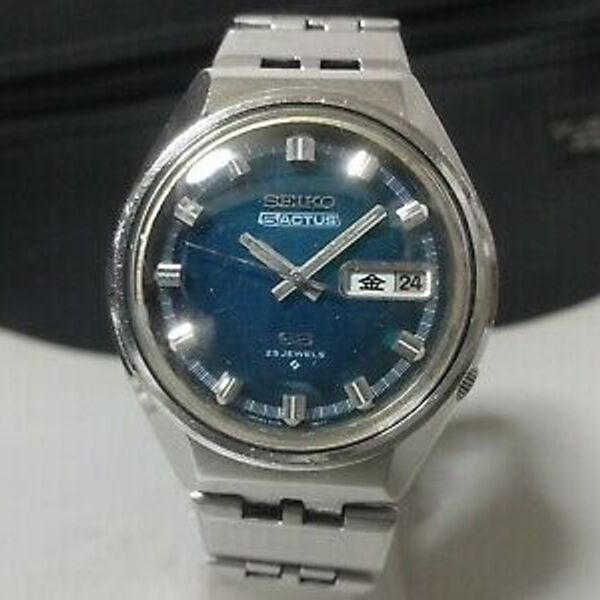 Vintage 1973 SEIKO Automatic watch [5 ACTUS SS] 25J 6106-7690 