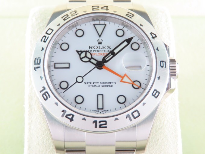 Full Stickers Rolex Explorer II 42 mm White Dial Polar 216570 New