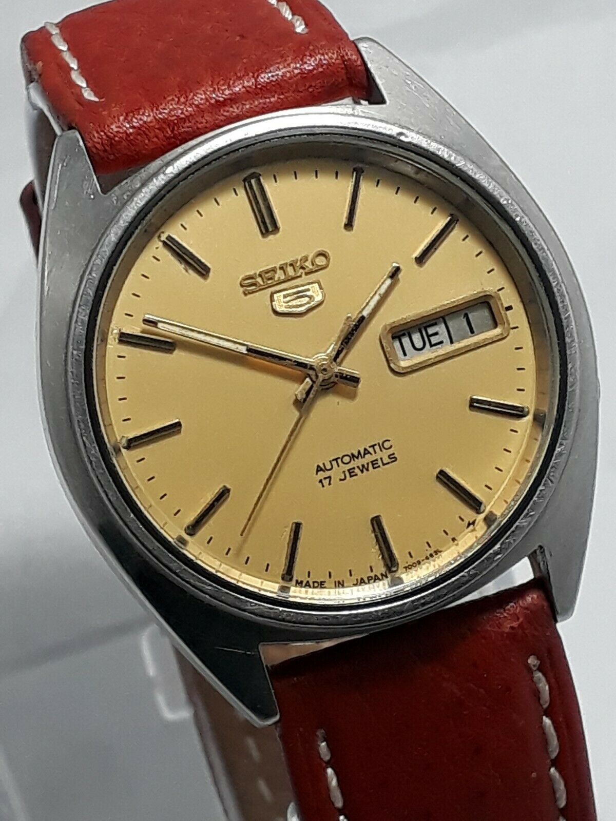 Vintage Seiko 7009-3121 Automatic 17Jewels Men's Wrist Watch