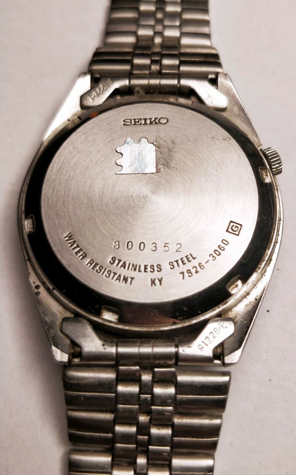 SEIKO 5 7s26-3060 VINTAGE Automatic Sapphire Cristal 21 Jewels MEN'S WATCH  | WatchCharts
