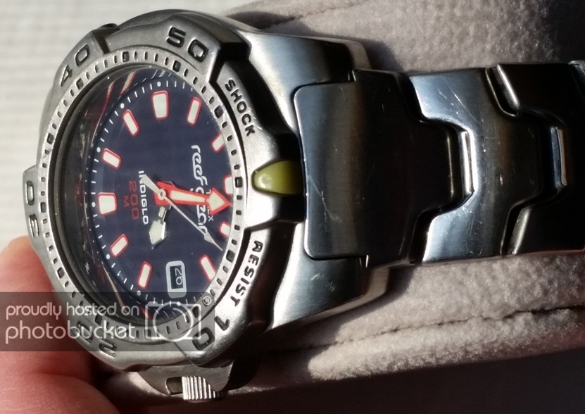 Timex reef shop gear indiglo 200m