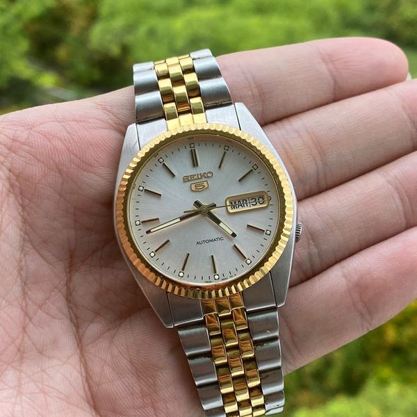 Seiko Two-Tone Datejust SNXJ90 | WatchCharts