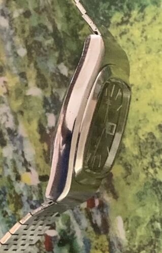 Vintage Seiko 5856-5010 King Quartz Blue Dial Mens Watch, KQ