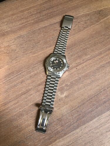 Boîtier De Montre Heuer 3000 - Modèle 7485, Occasion, Pour Montage Ou Remplacement, Pièce Authentique Vintage