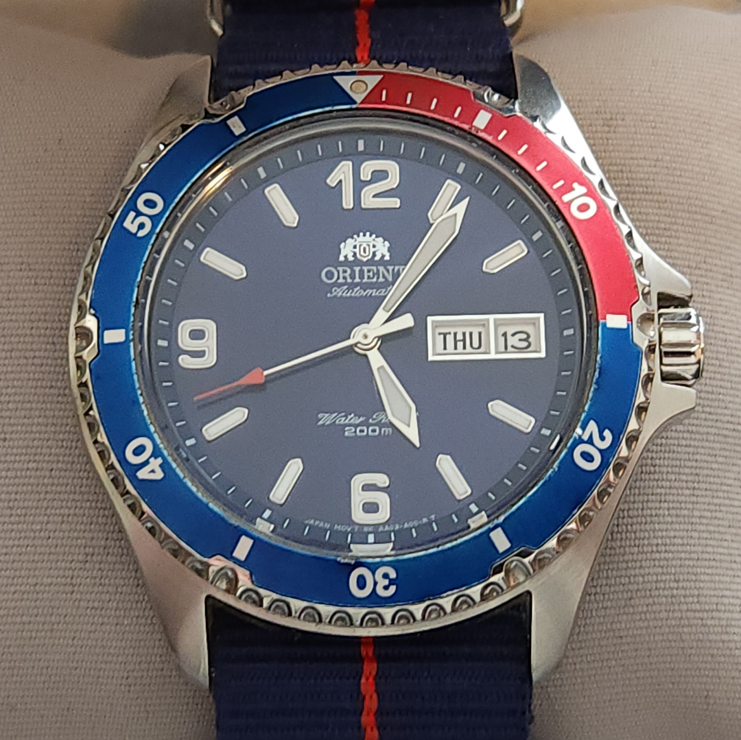 Orient best sale pepsi bezel