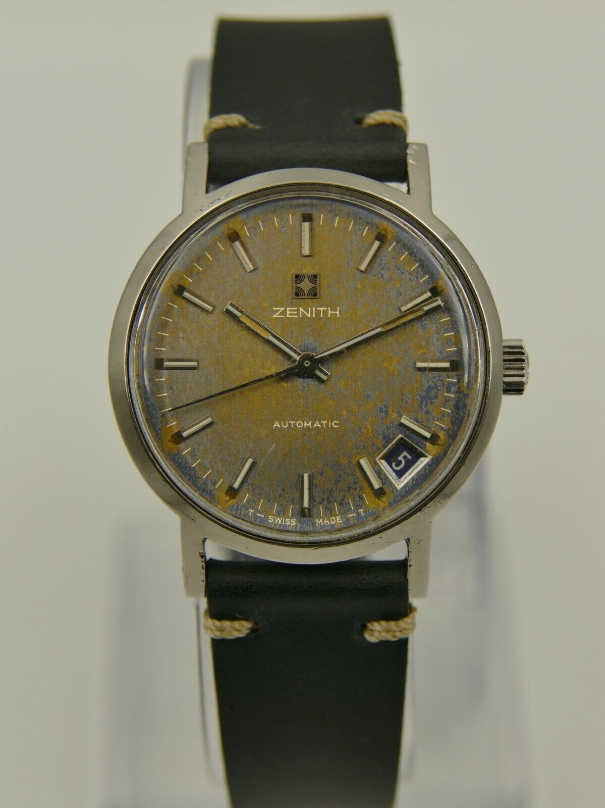 国産品 mens watch vintage 60's Zenith 01.1281.380 ref. Surf その他