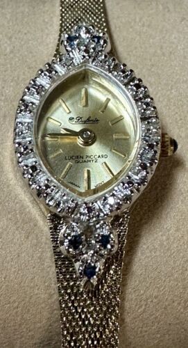 Outlets Vintage Lucien piccard duffonte diamond collection watch