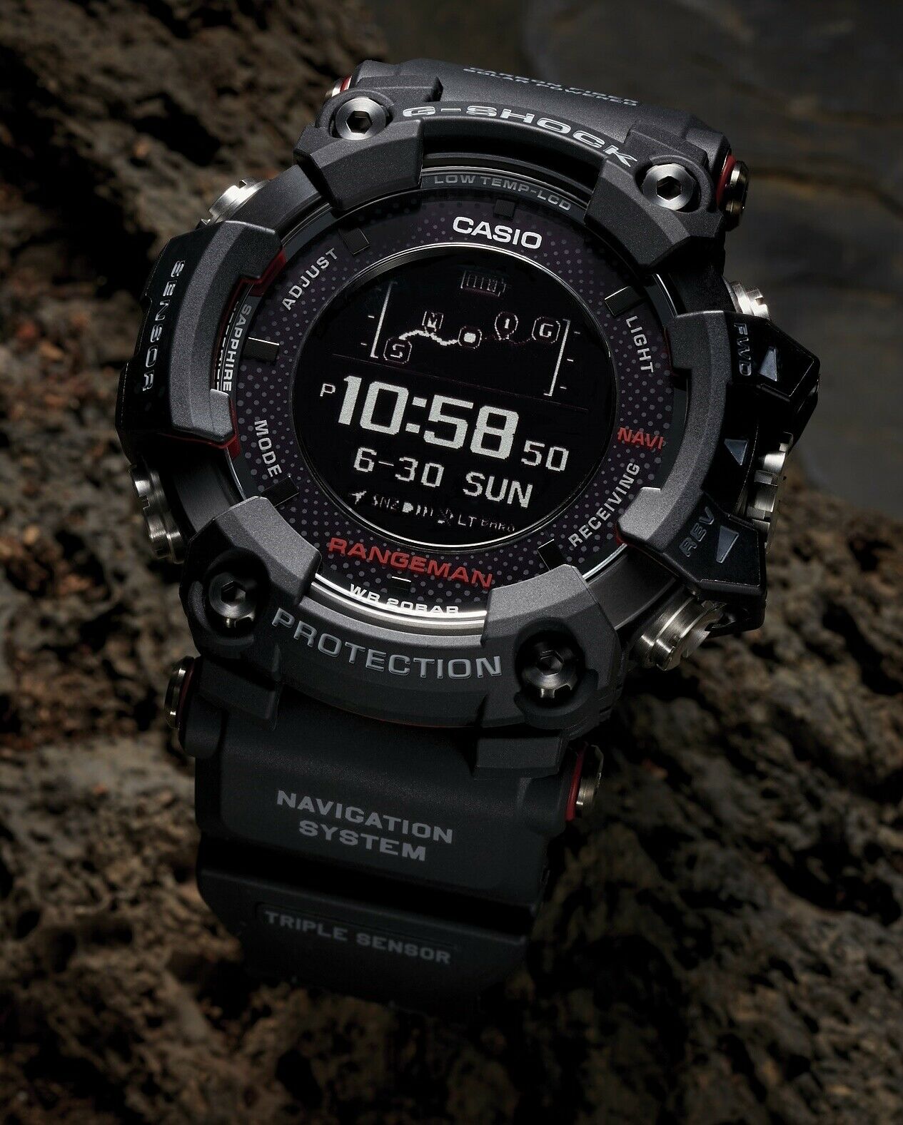 NEW Casio G-Shock GPR-B1000-1 Rangeman GPS Solar-Assisted JAPAN