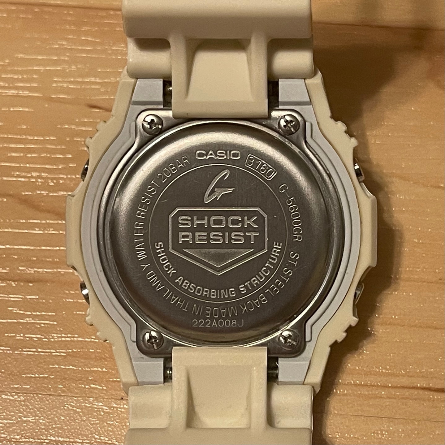 WTS] Casio G-Shock G-5600GR-7 White & Green Tough Solar Square 