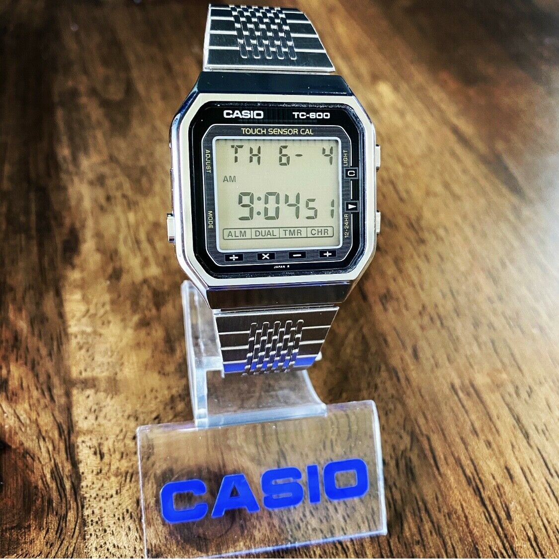 casio touch screen calculator watch