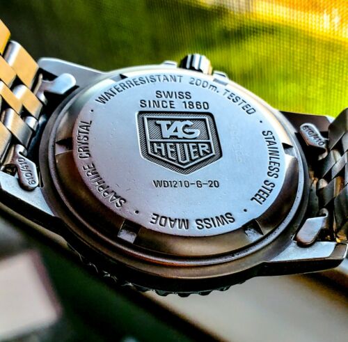 Tag Heuer Professional 200M 1500 Swiss Made Quartz Dive Watch WD1210-G-20 |  WatchCharts Marketplace