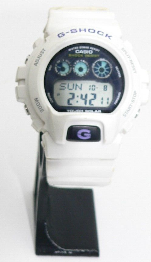 Casio G-Shock GW-6900A 3179 Band 6 Tough Solar Watch Purple White