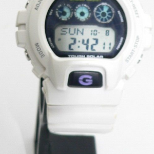 Casio G-Shock GW-6900A 3179 Band 6 Tough Solar Watch Purple White