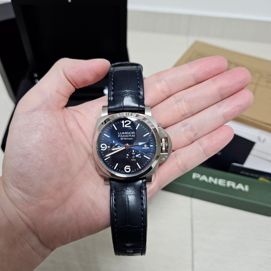 Auspicious serial number 888 Panerai Luminor Bitempo PAM01361