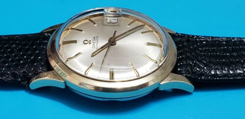 Vintage 1967 Omega Automatic Mens 10k GF Date Watch Cal 563 Ref KL