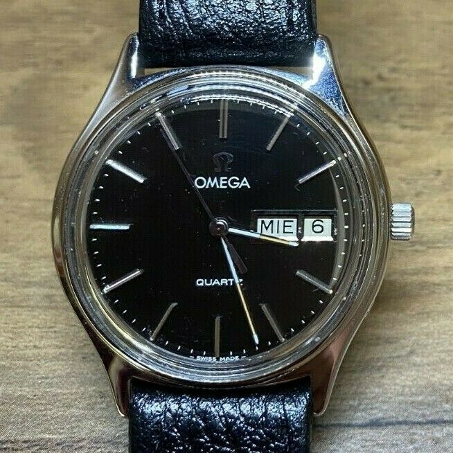 Vintage Mens 1976 OMEGA Seamaster Quartz 1342 Day/Date 196.0123