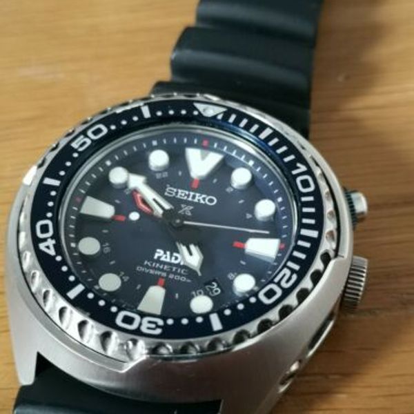 Seiko SUN065 Special Edition PADI Kinetic GMT Diver Watch | WatchCharts