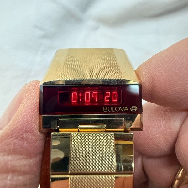 Bulova LED driver watch, 1977, Box and tags, works well | WatchCharts ...