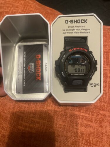 Casio G Shock Dw 6900 1v 0m Wr Glash Alert El Backlight Wrist Watch New Watchcharts
