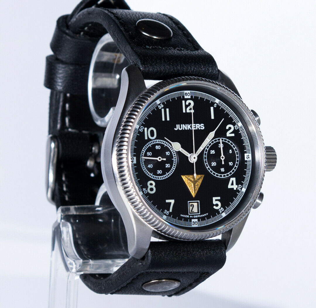 JUNKERS ユンカース 手巻き クロノグラフ cal.3133 サファイア 【公式