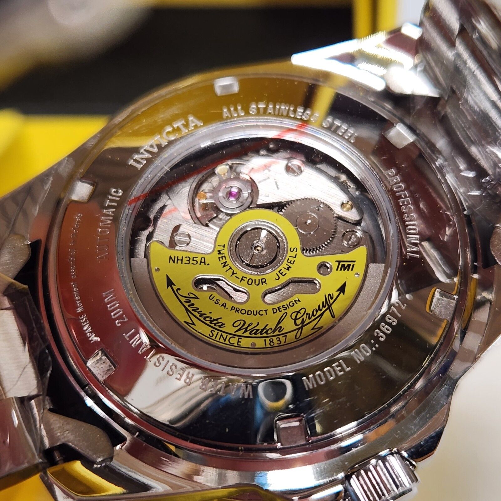 Reloj Invicta Pro Diver Automatico Para Hombre 36972 3
