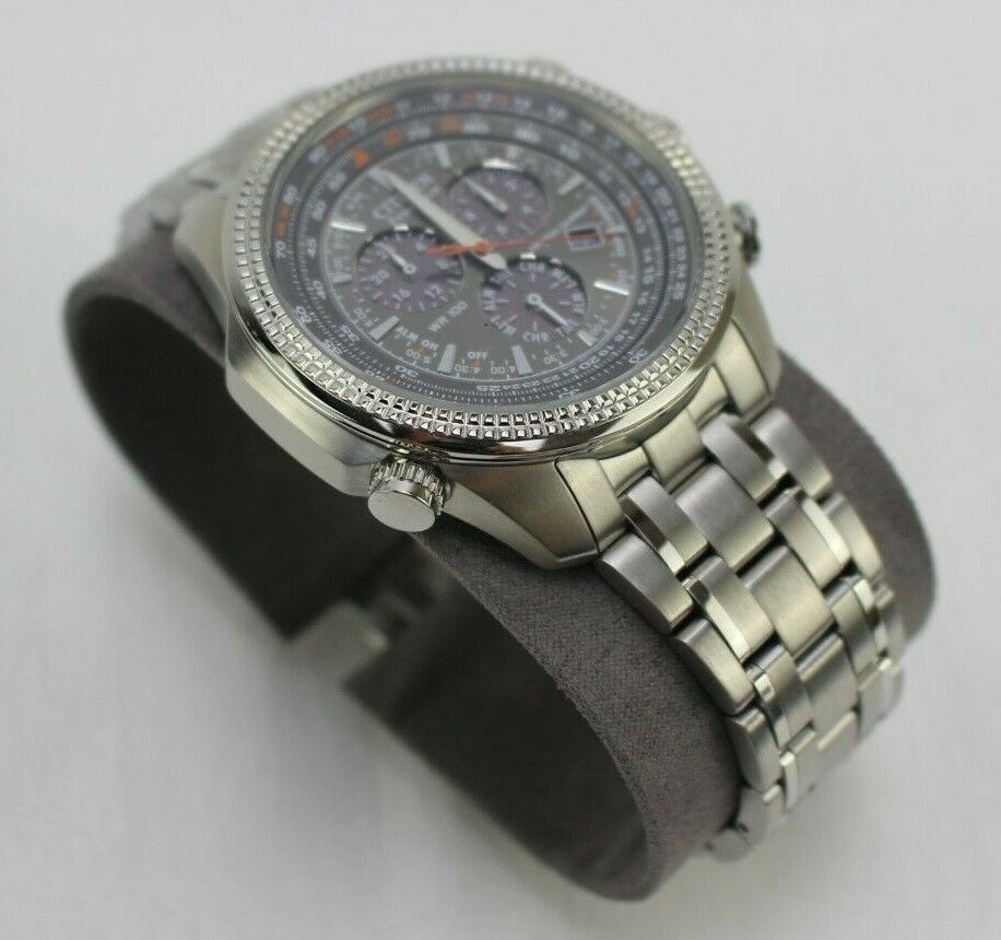 Citizen BL5400 シルバー/グレー 時計 Citizen BL5400-52A Eco-Drive Brycen Chrono Stainless Steel Men's