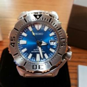 SEIKO MONSTER SBDC067 PROSPEX Limited Model Diver Blue Coral Reef! |  WatchCharts