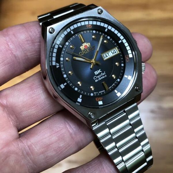 Orient SK Super King Diver Retro Blue Dial Worn Once Pristine Condition WatchCharts Marketplace