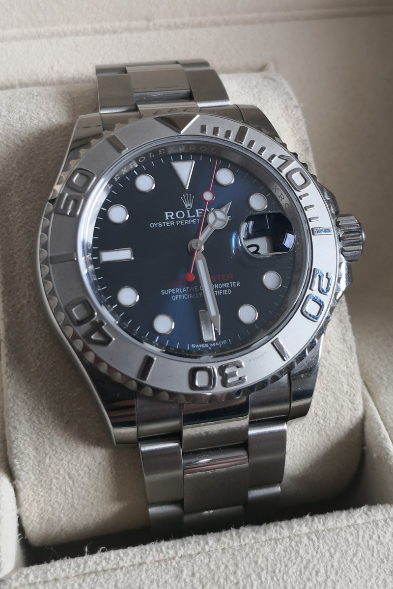 Rolex Yacht Master 116622 40mm Oyster / Rubber B Blue Dial