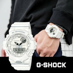 Casio G Shock Bluetooth Step Tracker White Digital Analog Watch Gma800 7a Nwt Watchcharts