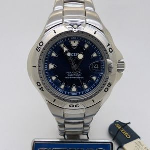 Seiko (Pipin) Perpetual calendar 200m Air diver's 8F35-0030 Ref