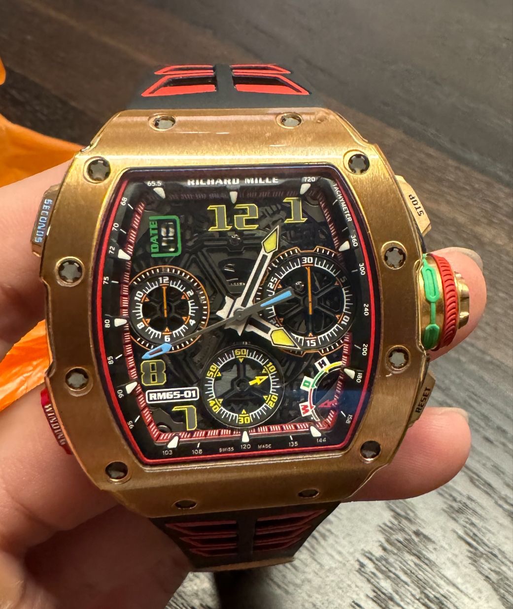 Richard Mille 6501 Full Rose Gold WatchCharts Marketplace