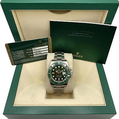 Rolex Submariner Hulk Green Dial Steel Mens Watch 116610LV Box