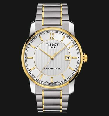 NEW MEN S TISSOT TITANIUM POWERMATIC 80 AUTOMATIC WATCH T087