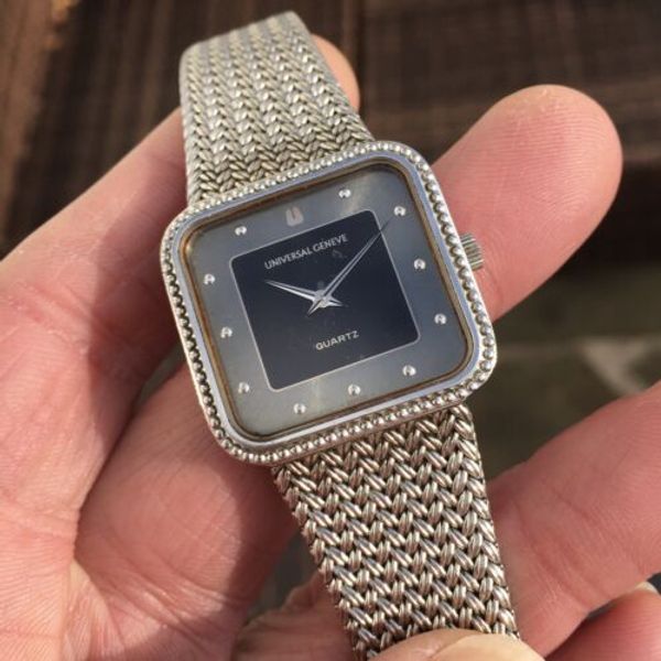 Unusual vintage 1970's Universal Geneve Venise 843003 two tone