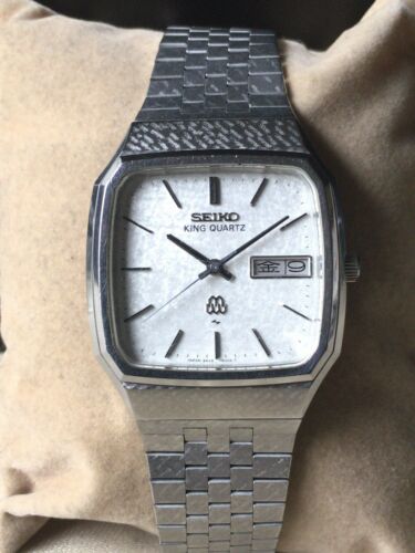 Vintage SEIKO Quartz Watch/ KING TWIN QUARTZ 9223-5000 SS 1981